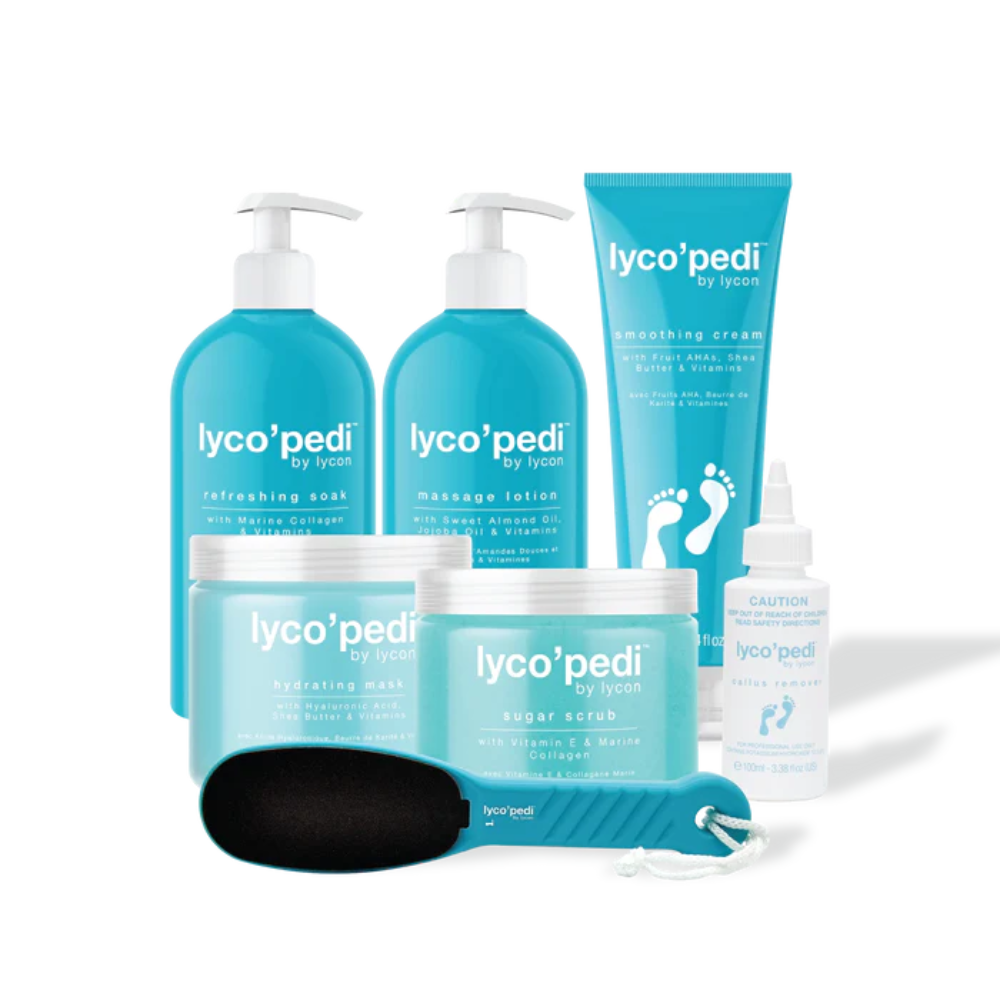 Lyco'Pedi Professional Pedicure Kit - Complete Foot Care System