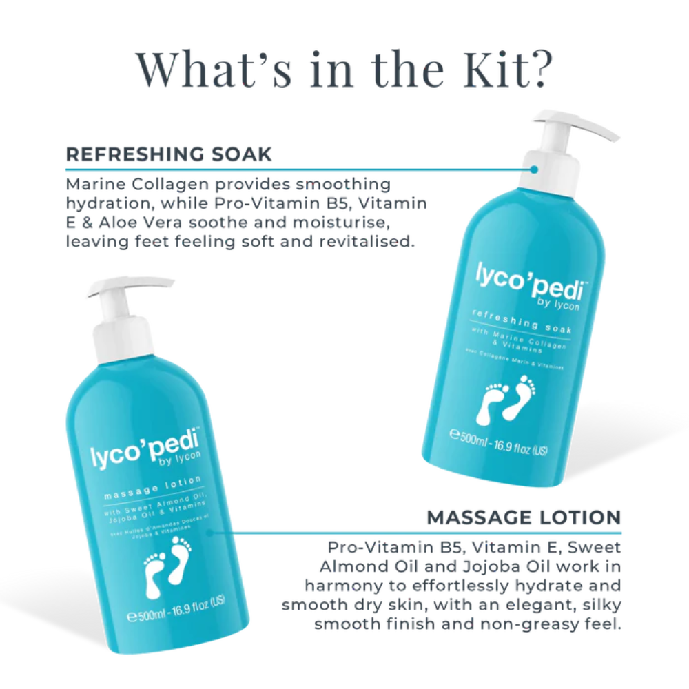 Lyco'Pedi Professional Pedicure Kit - Complete Foot Care System