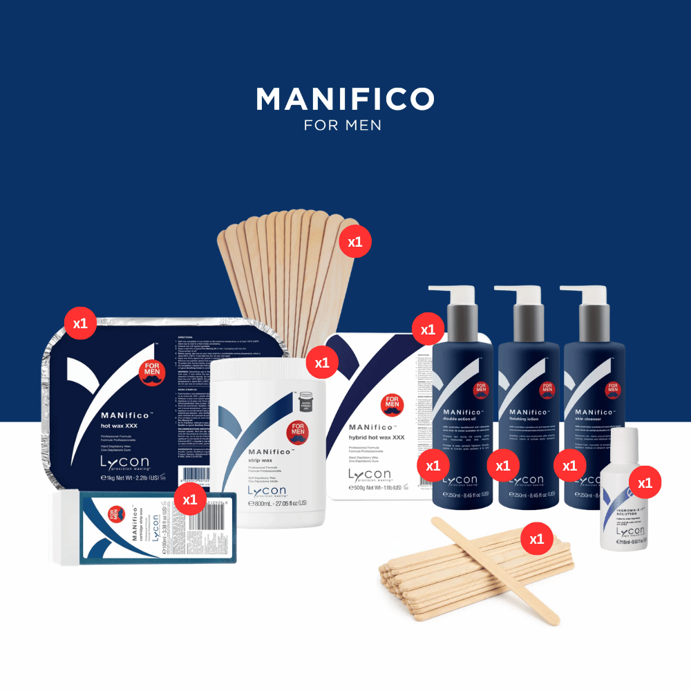 MANifico Male Waxing Kit