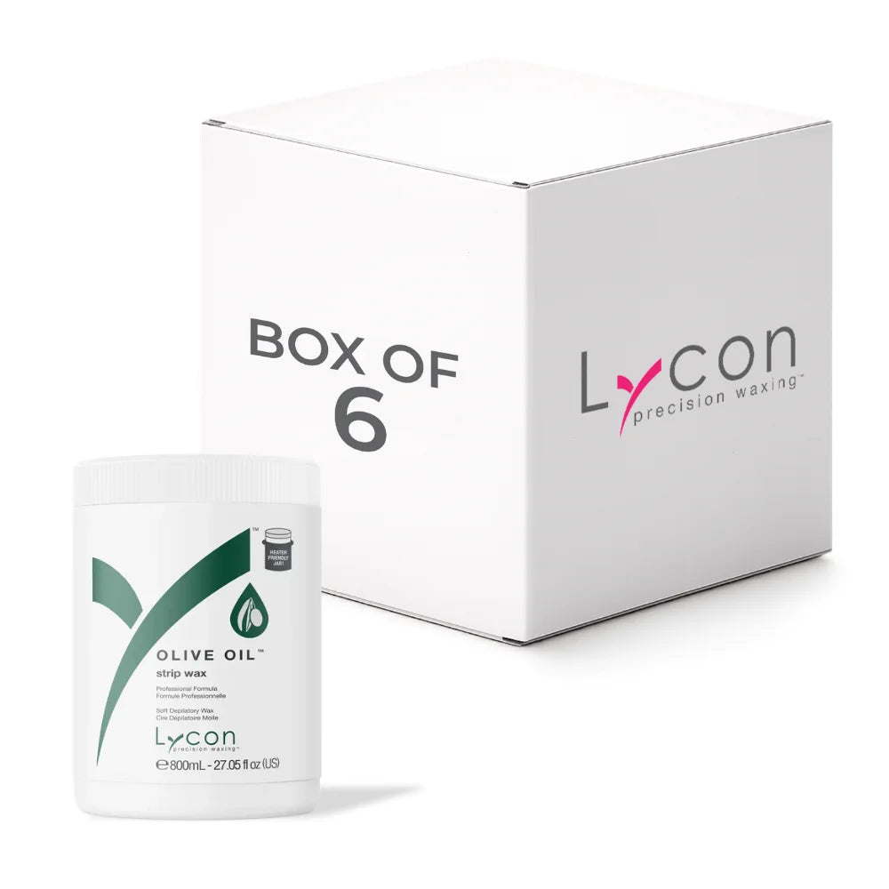 Olive Oil Strip Wax (800ml) - BOX of 6 Tub