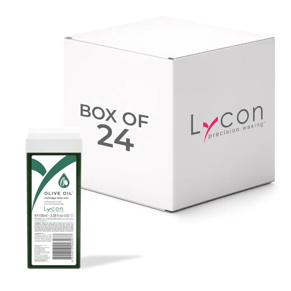 Olive Strip Wax Cartridge (100ml) - BOX of 24