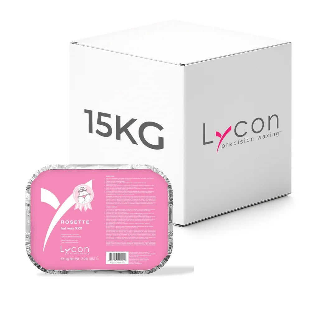 Rosette Pastel Hot Wax - 15kg Bulk Box