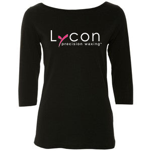 Lyco Pro Black 3/4 Sleeve T-Shirt - Large