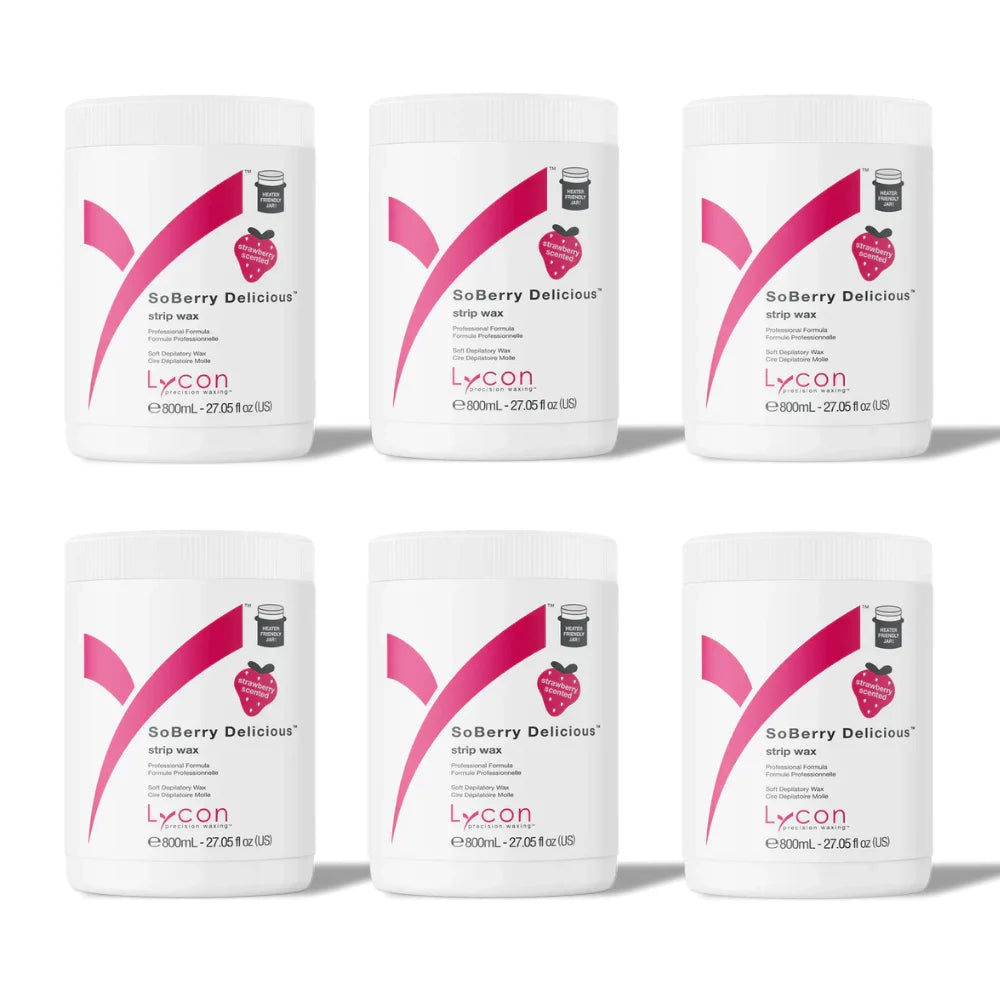 So Berry Delicious Strip Wax (800ml) - BOX of 6 Tub