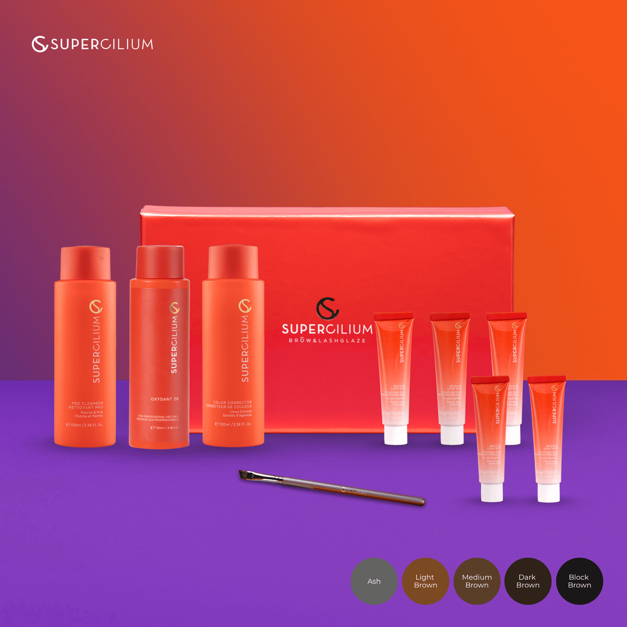 Supercilium Brow & Lash Dye Kit - Hybrid Tint Kit