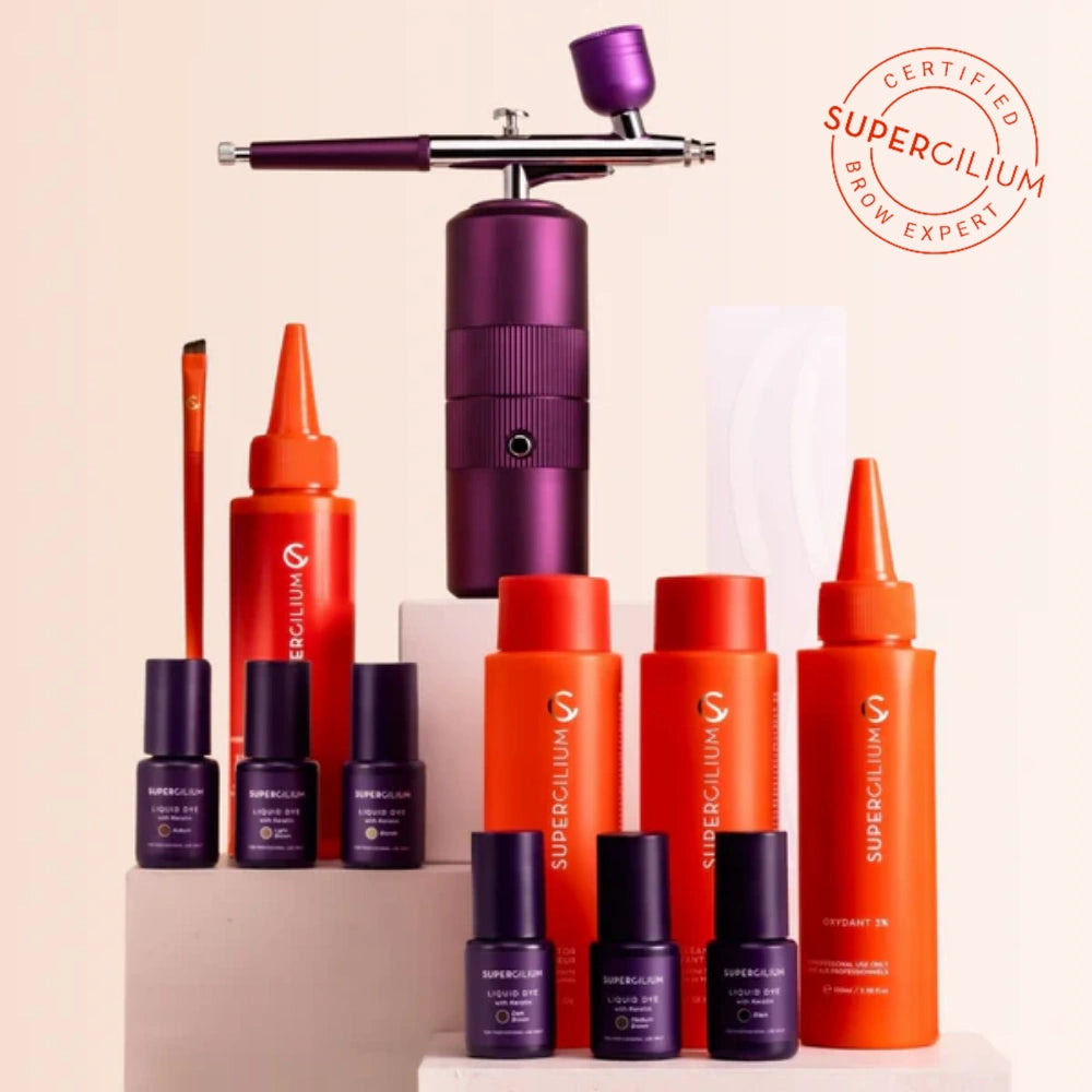 Supercilium Premium Airbrush Brow Kit with Certification