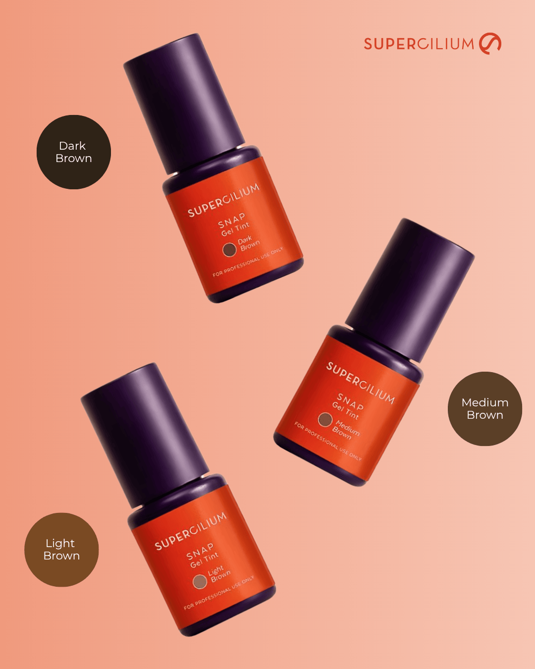 Supercilium SNAP Gel Tint Range