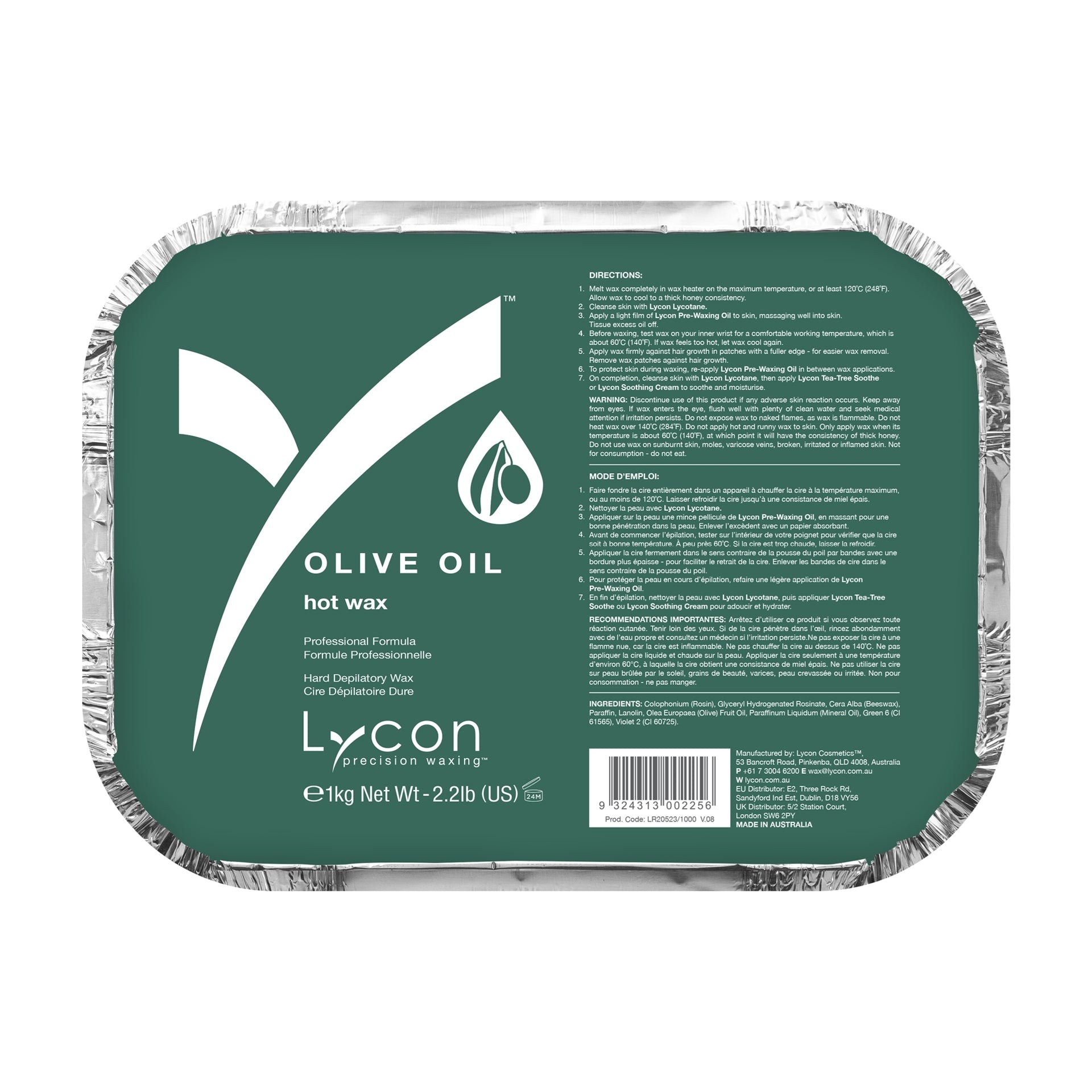 Olive Oil Hot Wax
