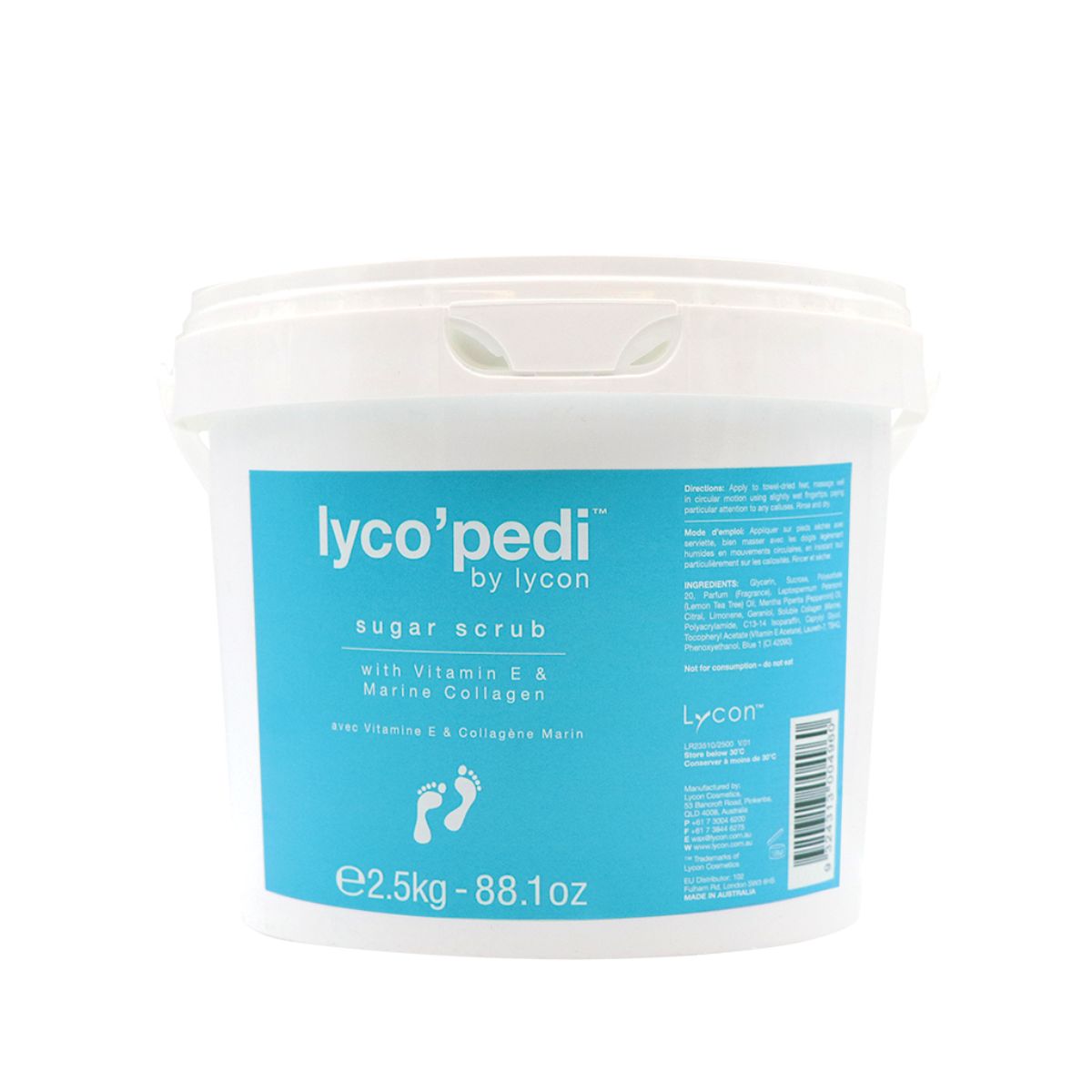 Lyco'Pedi Sugar Scrub- 2.5kg